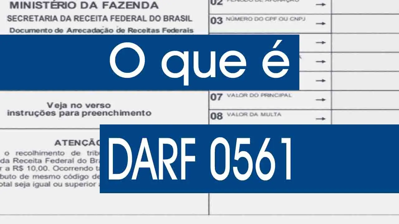 O que é DARF 0561?